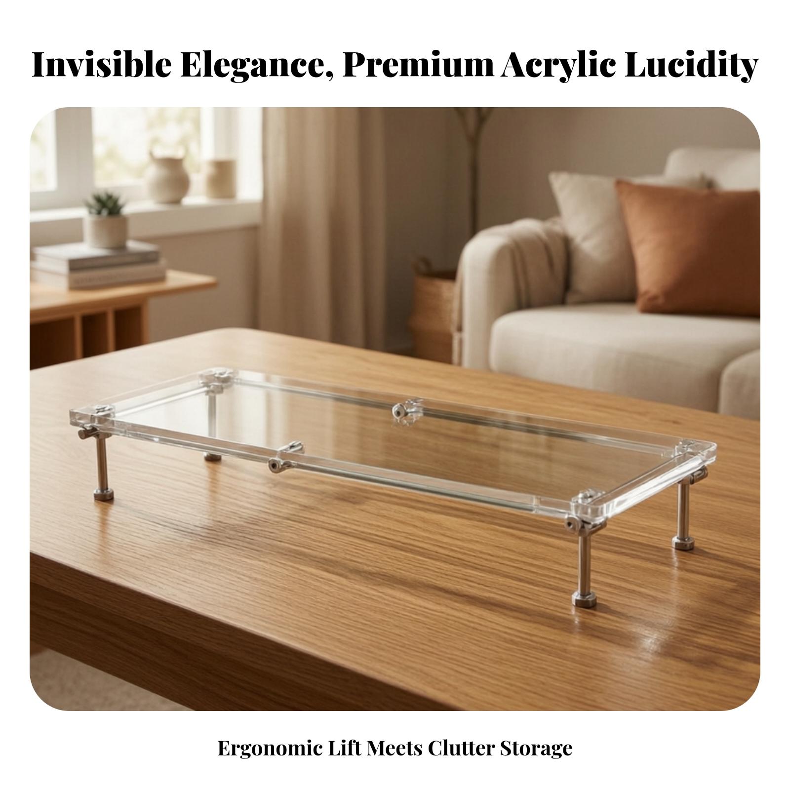 Monitor Riser Stand - Acrylic Monitor Riser Display Stand Clear