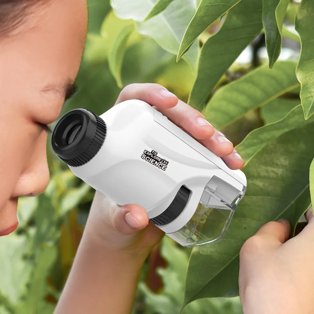 Zoom Lighting Kit - Mini Pocket Lab Portable Handheld Microscope