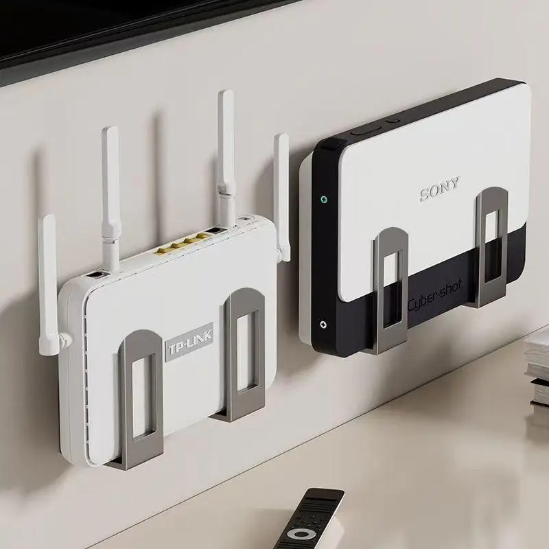 Cable Management Box - Wall-Mounted Router Set-Top Box Organizer with