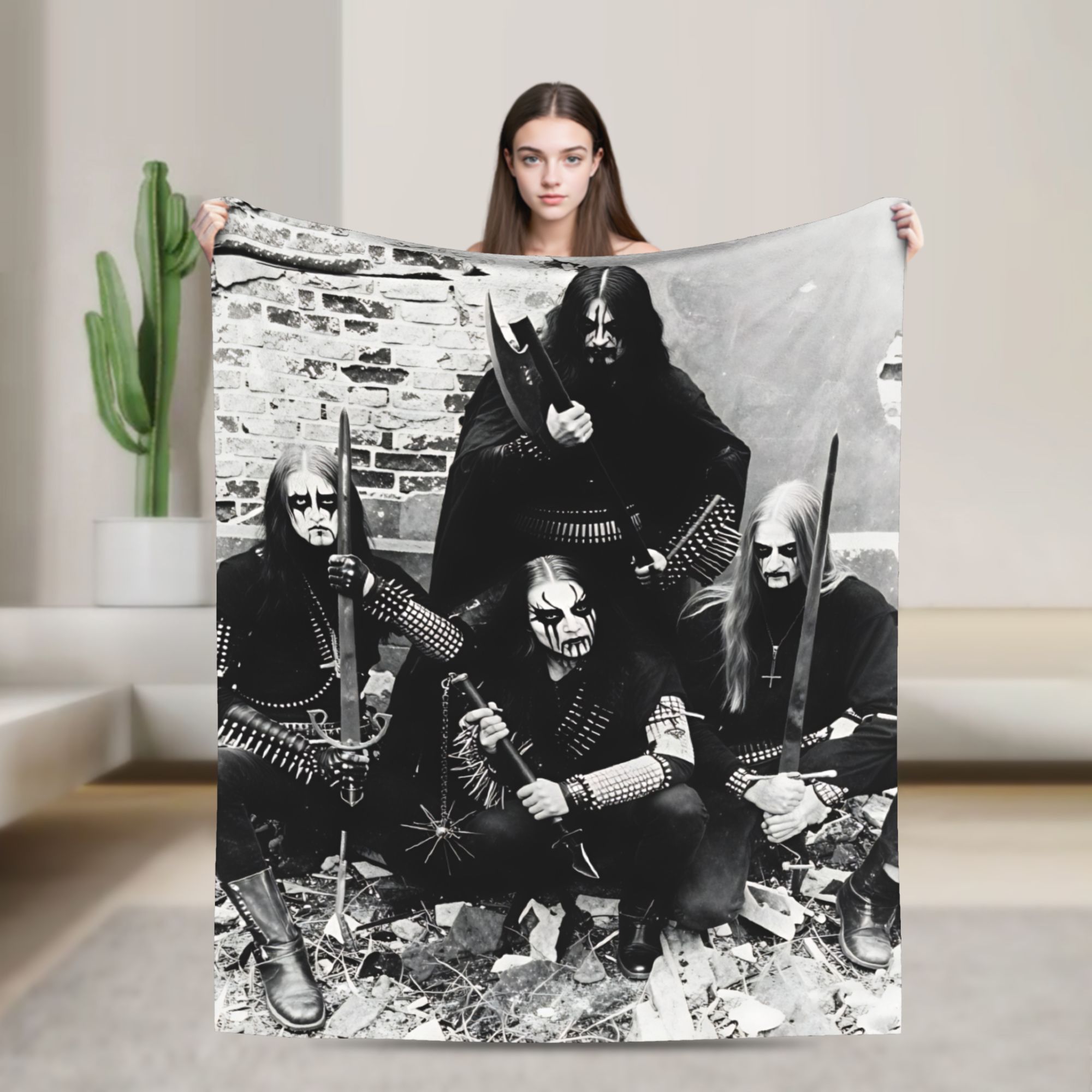 Home Office Trend - Malignancy Band Blanket Warm Soft Street