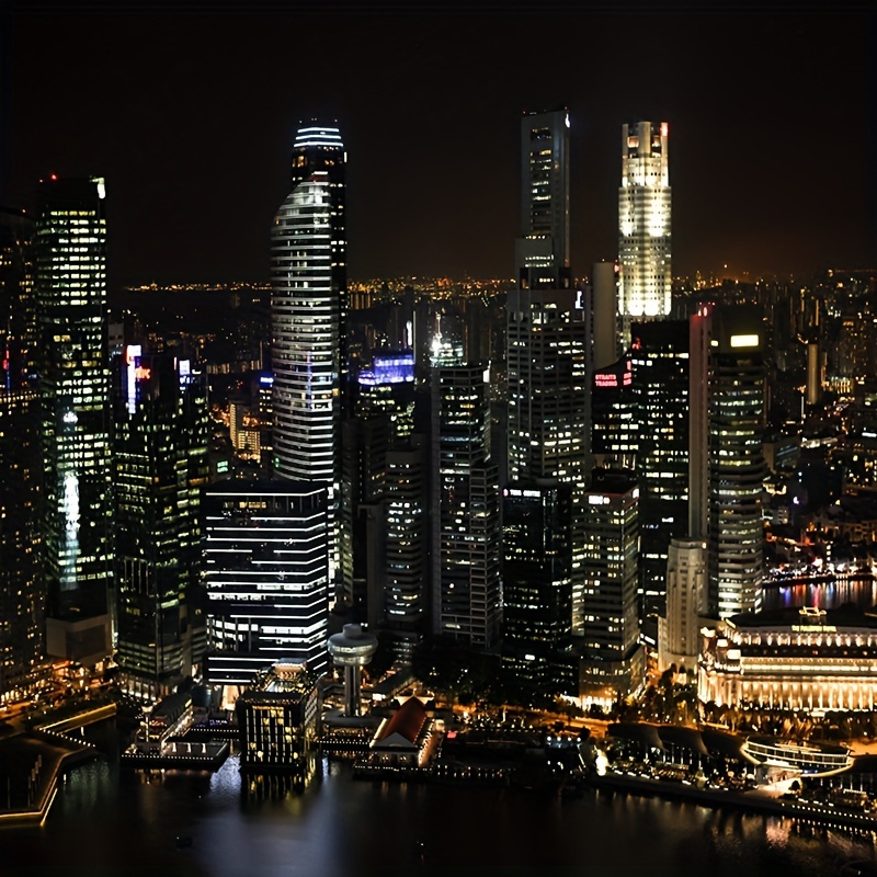 Urban night photography backgr - Home Office Background 评论和价格