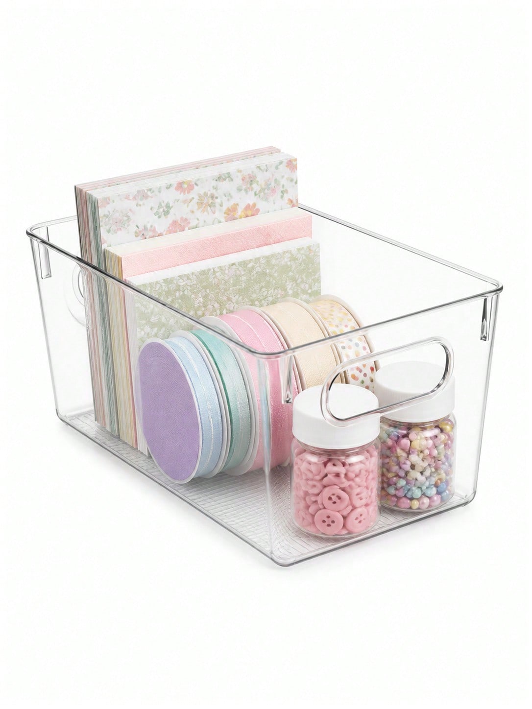 8-Pack Clear Storage Bins with - Home Office Freelancer 评论和价格