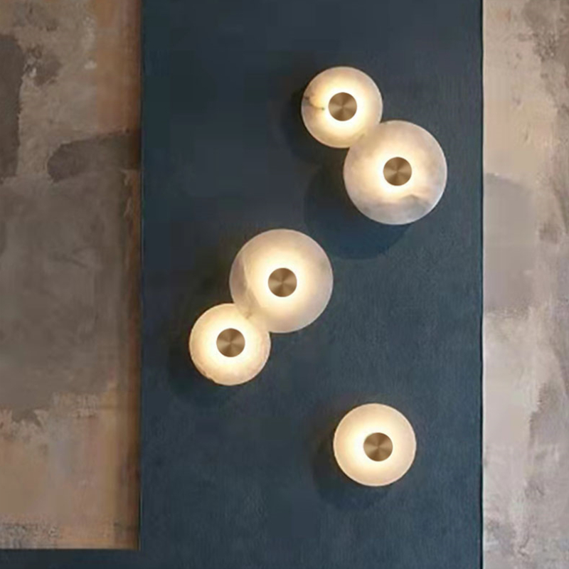 Natural Stone LED Wall Lamp Go - Home Office Background 评论和价格