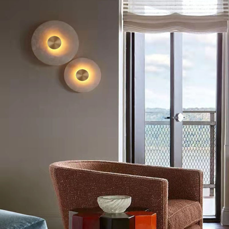 Natural Stone LED Wall Lamp Go - Home Office Background 评论和价格