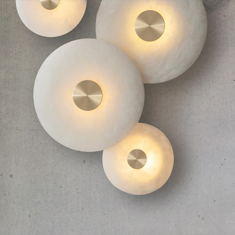Natural Stone LED Wall Lamp Go - Home Office Background 评论和价格