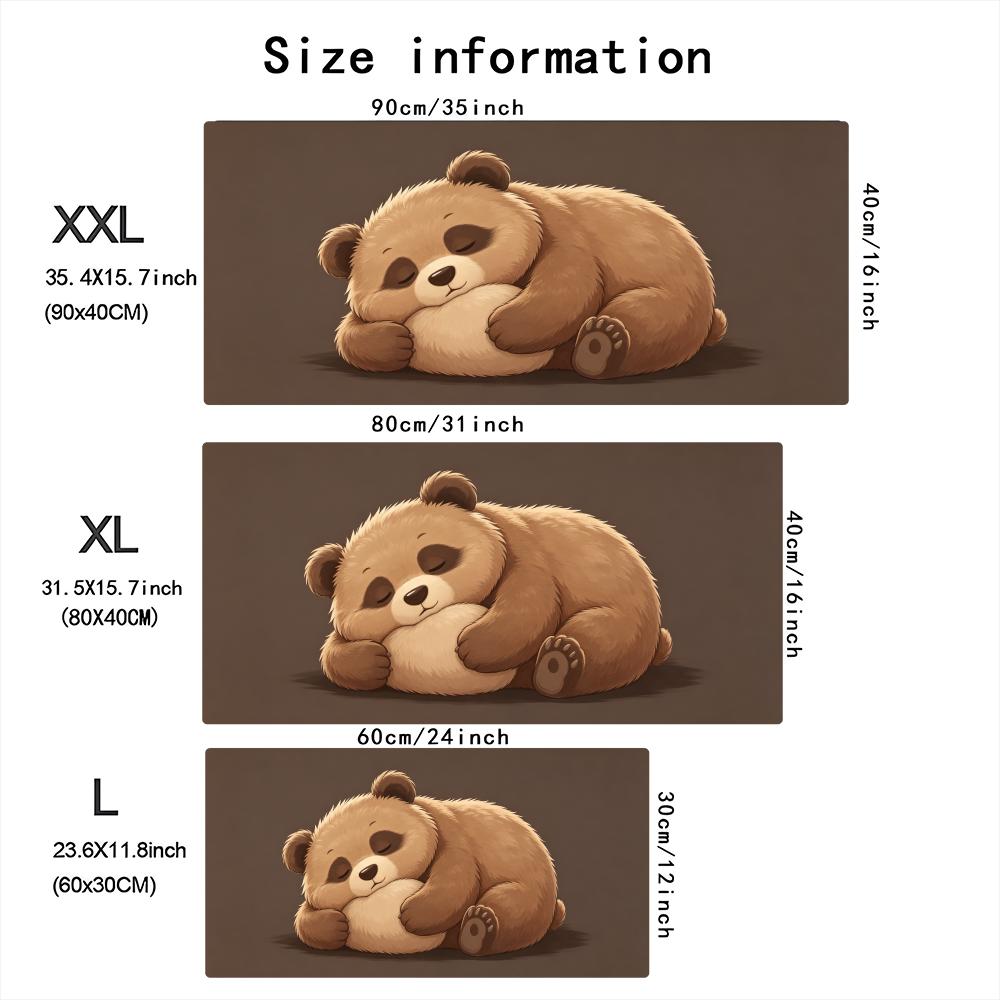 Desk Mat Cute Cartoon Panda Pr - Home Office Work Table 评论和价格
