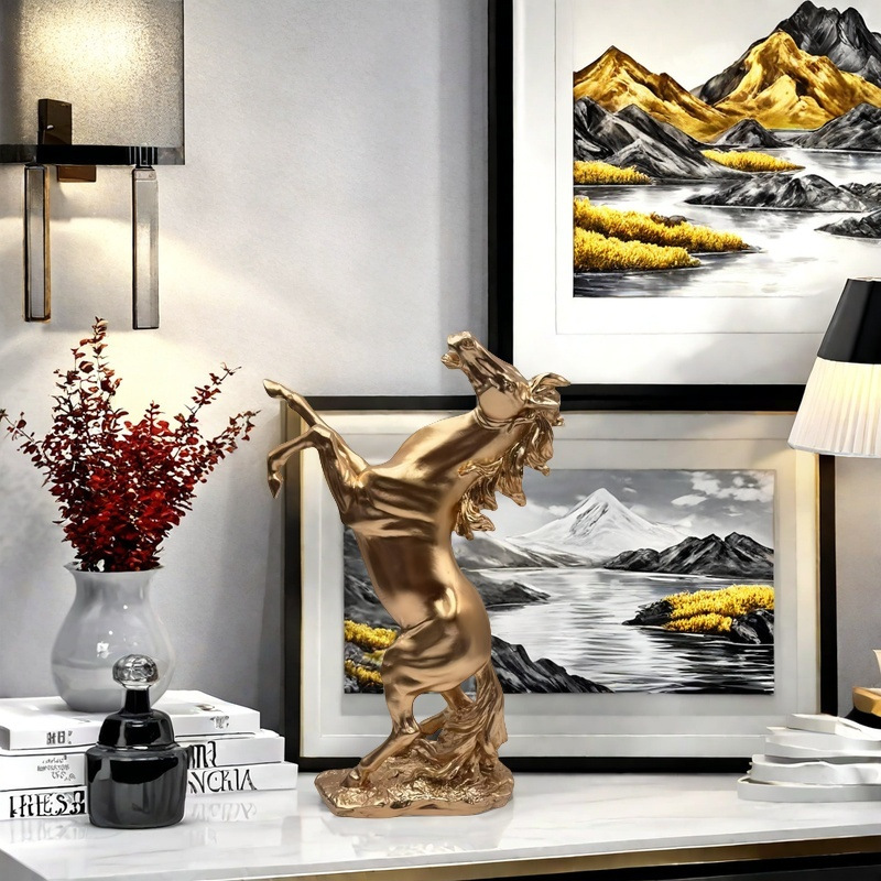 Light luxury resin ornament me - Home Office Means 评论和价格