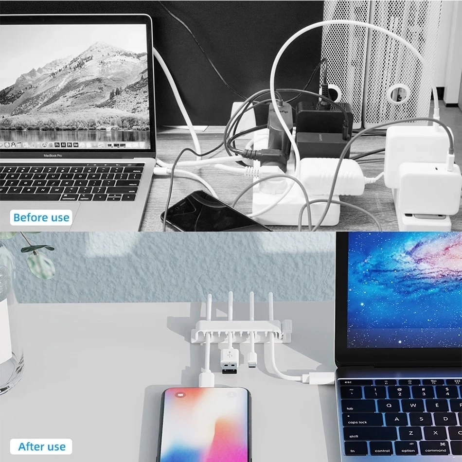 Cable Organizer Self Adhesive  - Cable Management Box 评论和价格