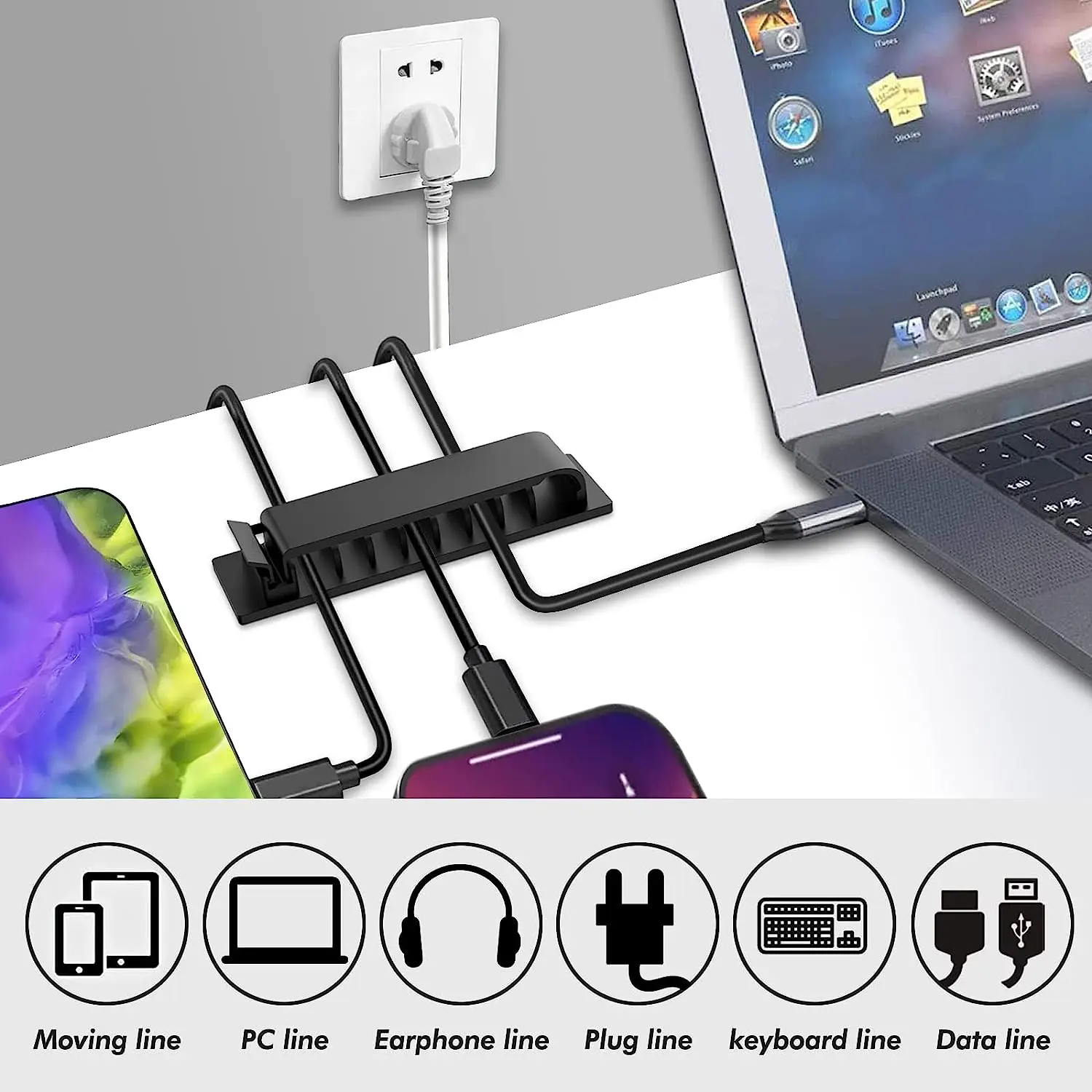 Cable Organizer Self Adhesive  - Cable Management Box 评论和价格