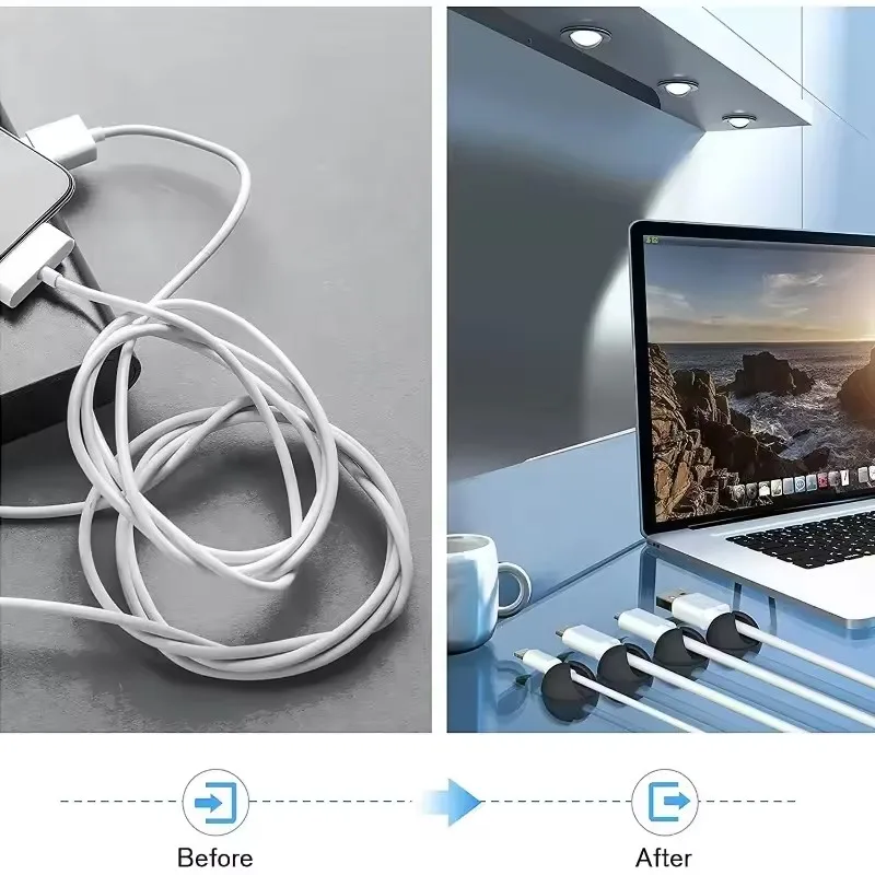 5/50Pcs Cable Clip Winder Orga - Cable Management Box 评论和价格