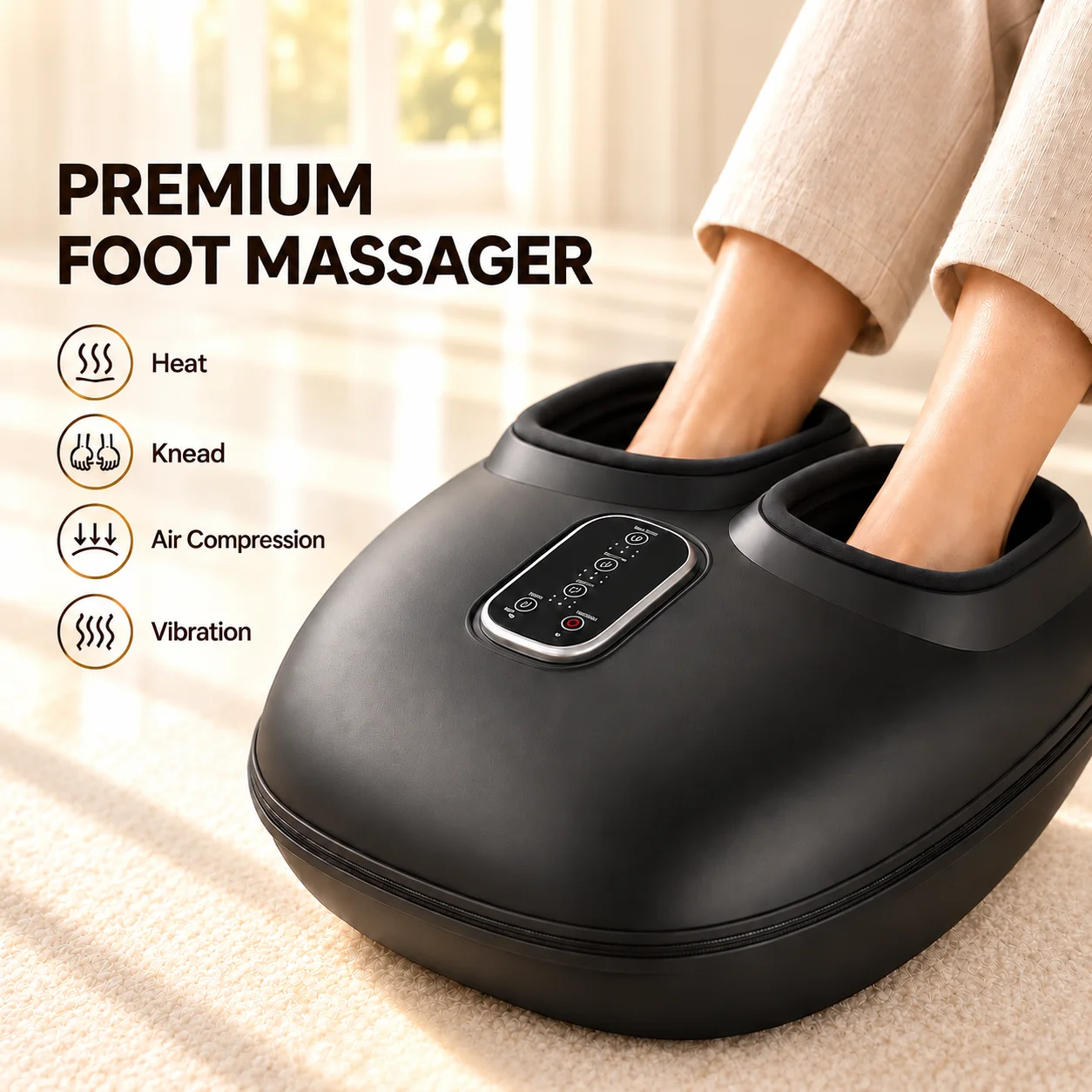Heated Foot Massager with Air  - Home Office Gear 评论和价格