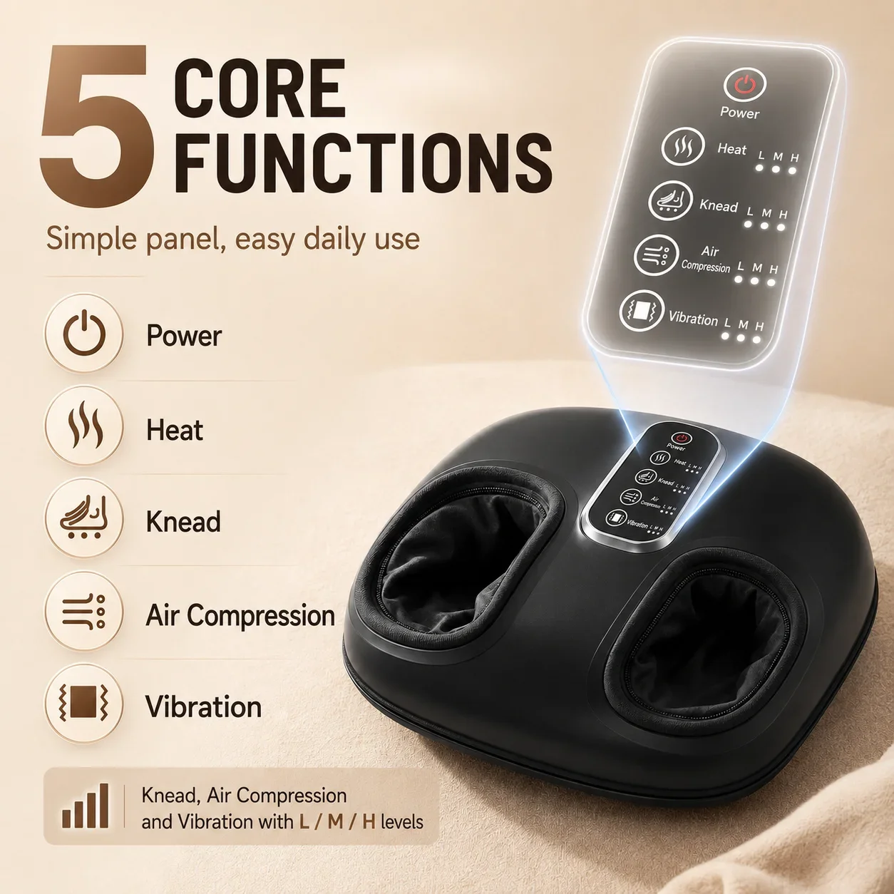 Heated Foot Massager with Air  - Home Office Gear 评论和价格