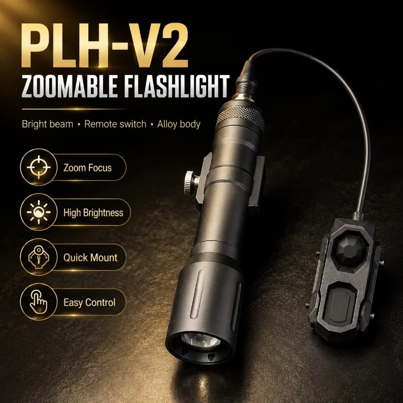 Sturdy PLH‑V2 Rail‑Mount Torch - Zoom Lighting Kit 评论和价格