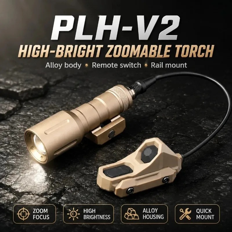 Sturdy PLH‑V2 Rail‑Mount Torch - Zoom Lighting Kit 评论和价格