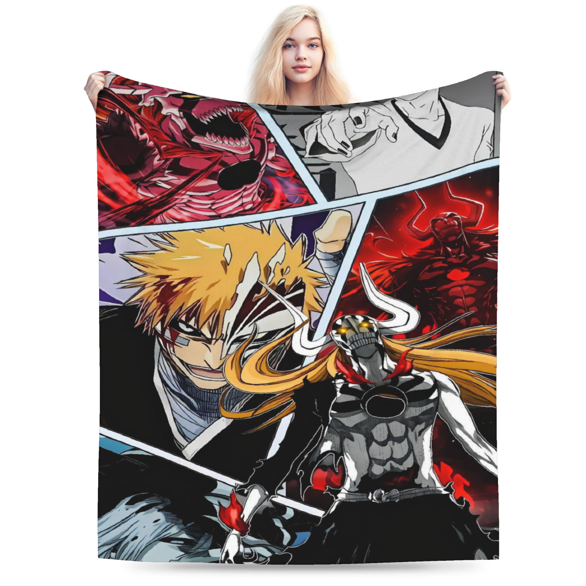Ichigo Zanpakuto Slash Flannel - Home Office Bleaching 评论和价格