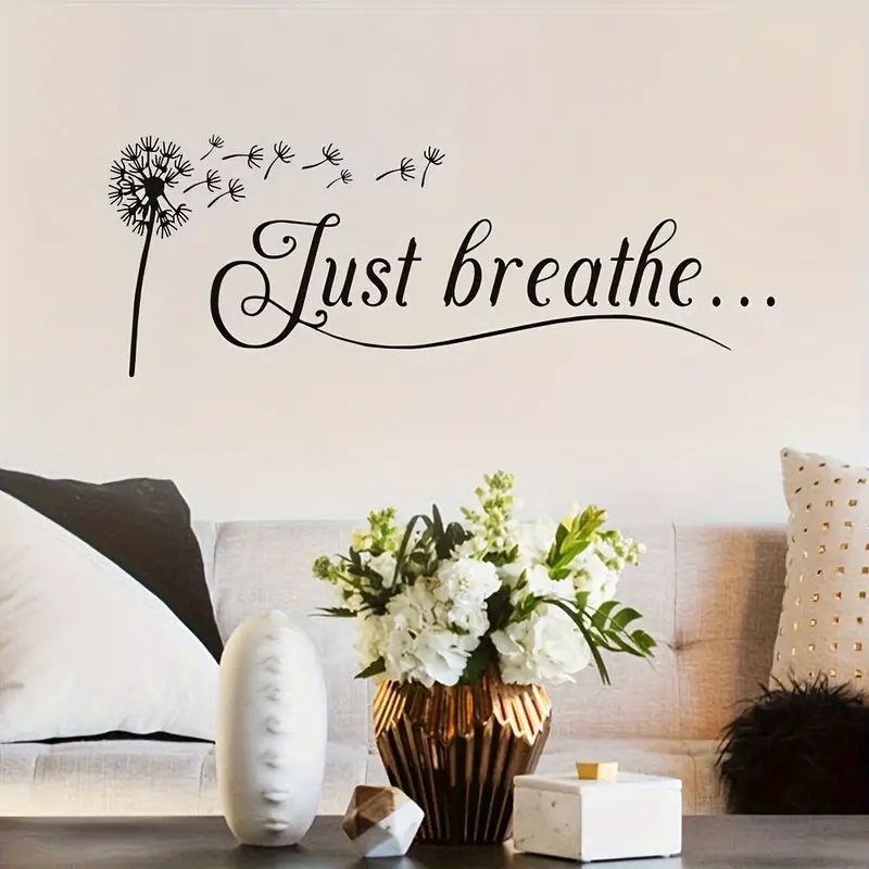 1pc Artistic Fonts PVC Wall De - Home Office Background 评论和价格