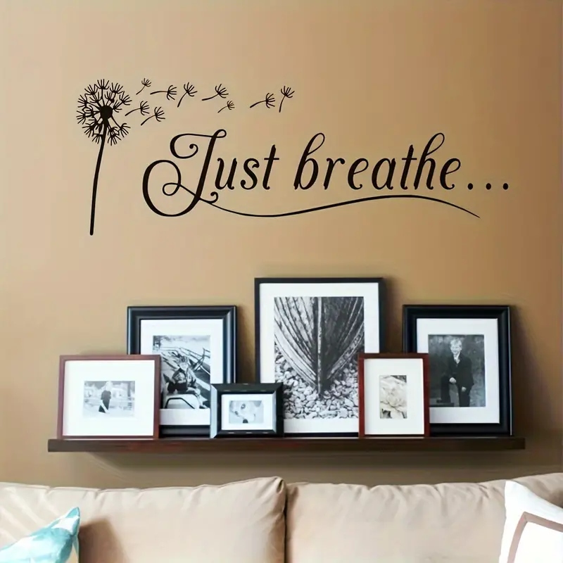 1pc Artistic Fonts PVC Wall De - Home Office Background 评论和价格