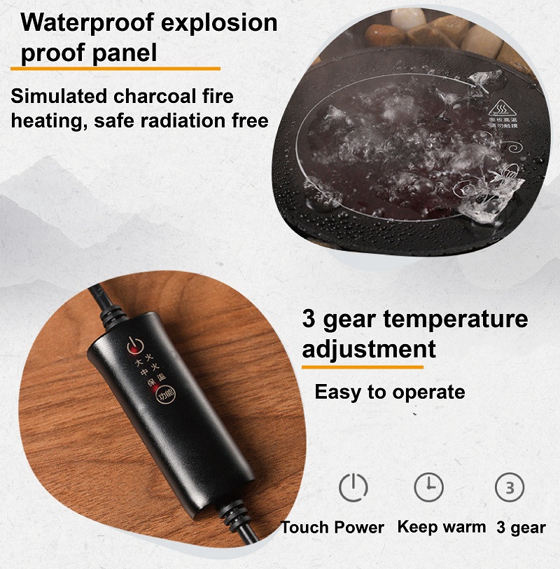 1000W Electric Ceramic Stove H - Home Office Gear 评论和价格
