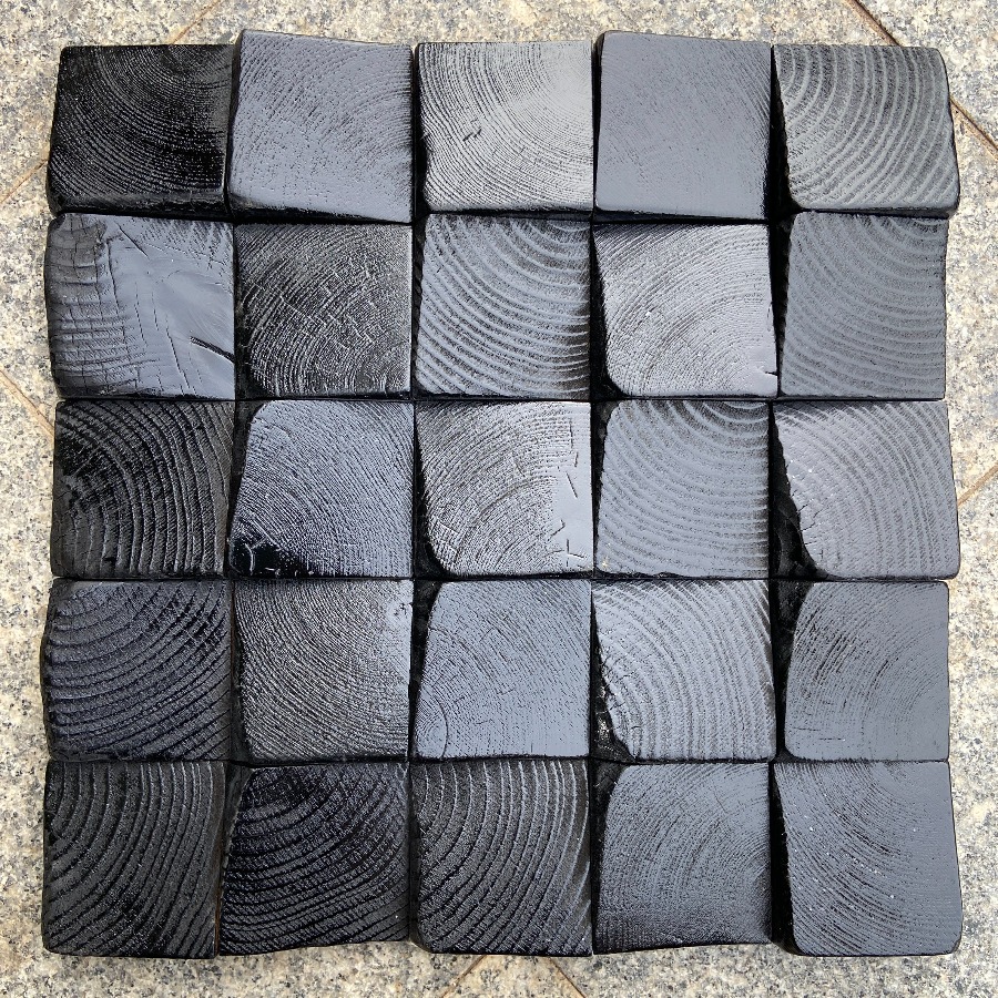 Natural Solid Wood 3D Art Wall - Home Office Background 评论和价格