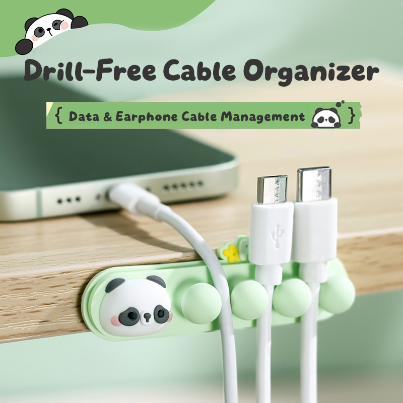 Cartoon Panda Cable Holder: Se - Cable Management Box 评论和价格
