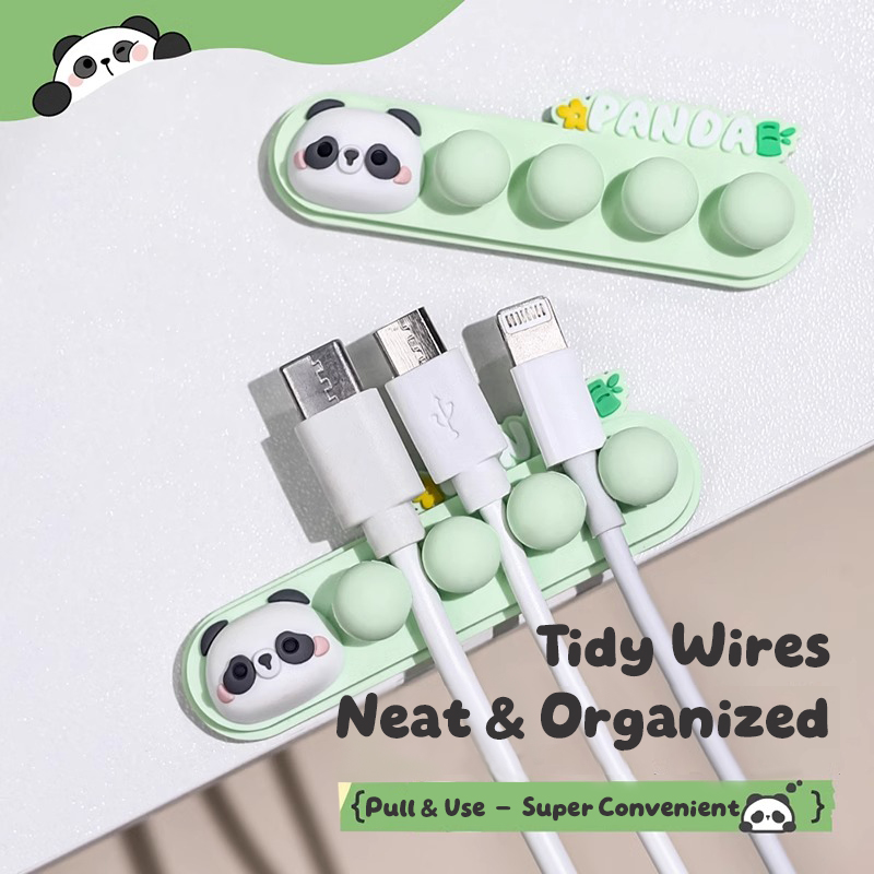 Cartoon Panda Cable Holder: Se - Cable Management Box 评论和价格