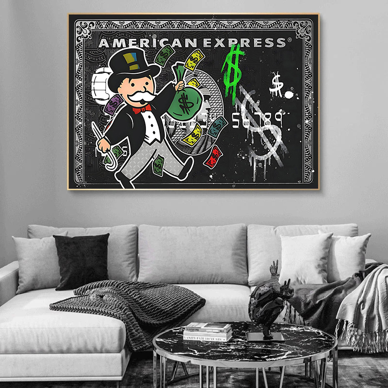 1pc frameless,Alec Monopoly Ex - Home Office Background 评论和价格