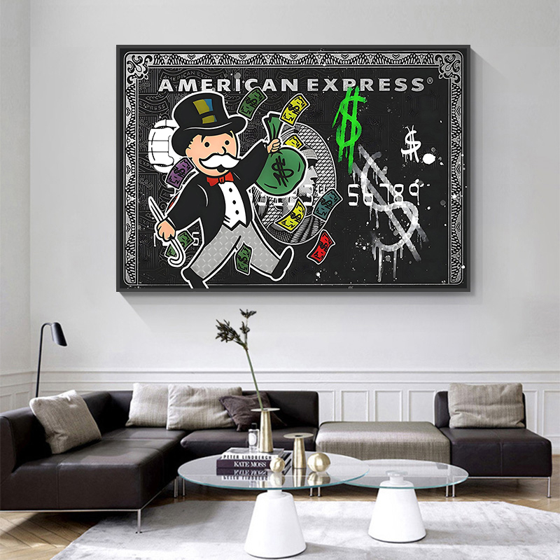 1pc frameless,Alec Monopoly Ex - Home Office Background 评论和价格