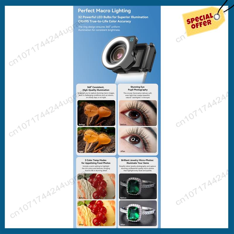 -A15I 10-20X Zoom Macro Lens W - Zoom Lighting Kit 评论和价格