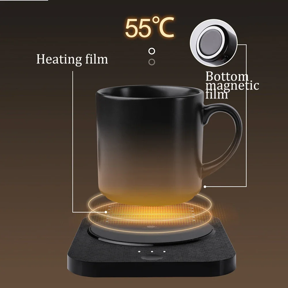 USB Wireless Charging Cup Warm - Home Office Gear 评论和价格