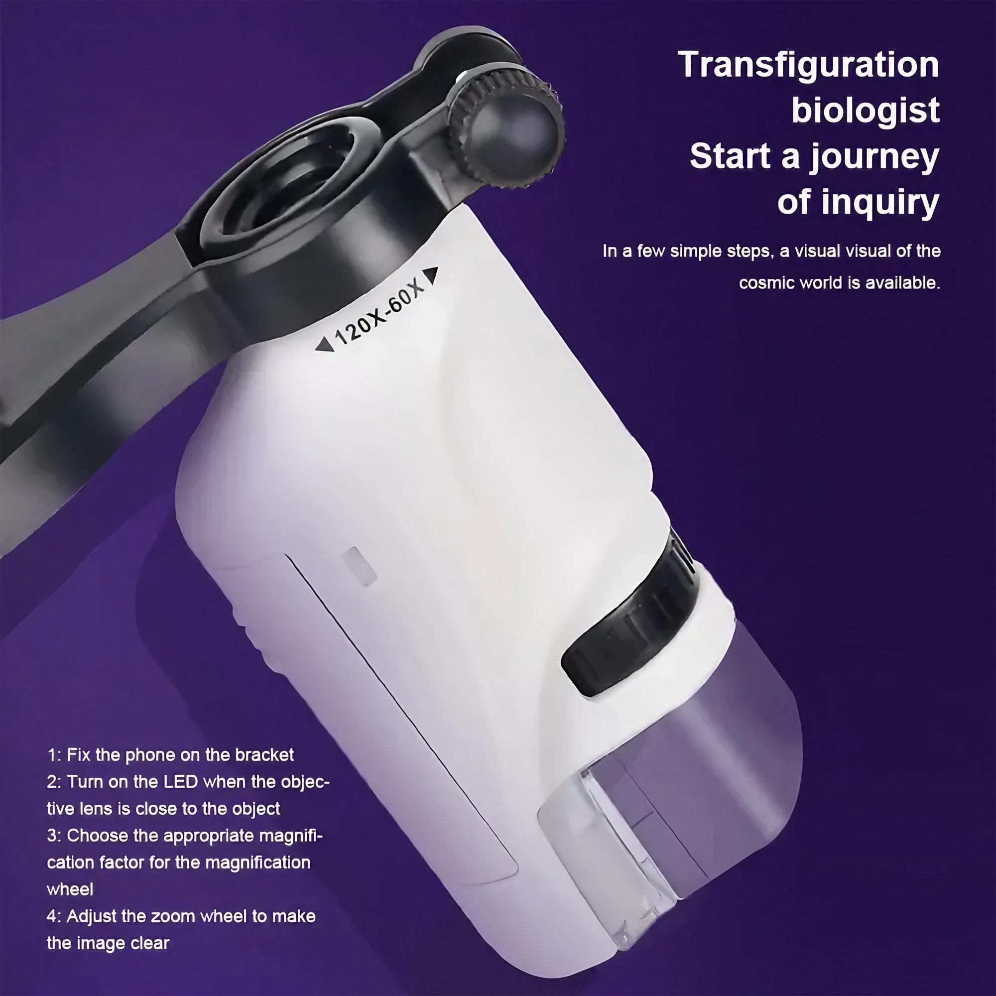 Kids Microscope Pocket Microsc - Zoom Lighting Kit 评论和价格