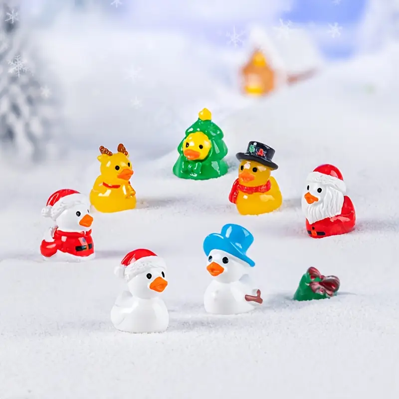 4/8pcs Cute Mini Resin Christm - Home Office Freelancer 评论和价格
