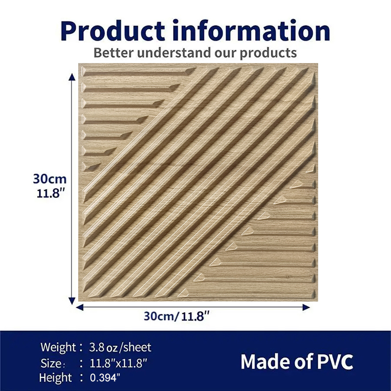 12 Pcs  3D Wall Panel 30x30cm  - Home Office Background 评论和价格