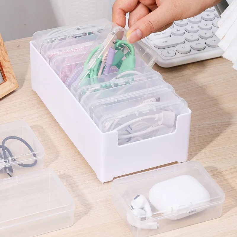 7 In 1 Clear Data Cable Storag - Cable Management Box 评论和价格